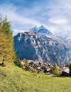 Picture-postcard Towns and Alpine Peaks by air